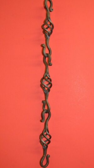 Classic Wrought Iron S Hooks 7" x 1 3/8", $14.75/Link