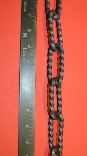 Wrought Iron Mission Style Chain, $13.85/ft.